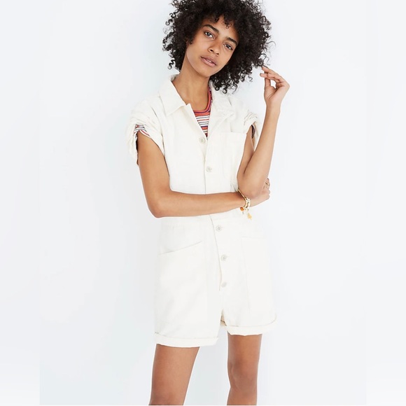 Madewell x As Ever Short Coveralls - Picture 1 of 7
